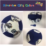 Balloon Ball Cover - Blue Motorbikes